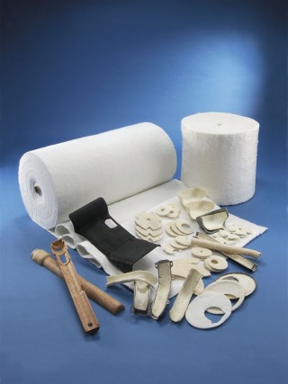 玻璃纖維軋針棉可成型至爐子所需形狀
