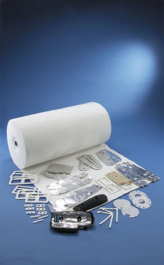 ガラス繊維ローラー綿は電気機器の要求に応じて任意の形状に作成できます