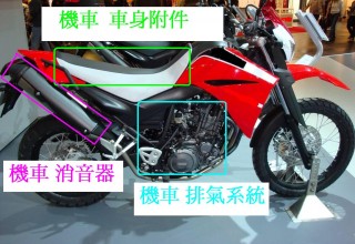 代工的棉毯 & 鐵件小總成可用於機車車身附件、消音器與排氣系統